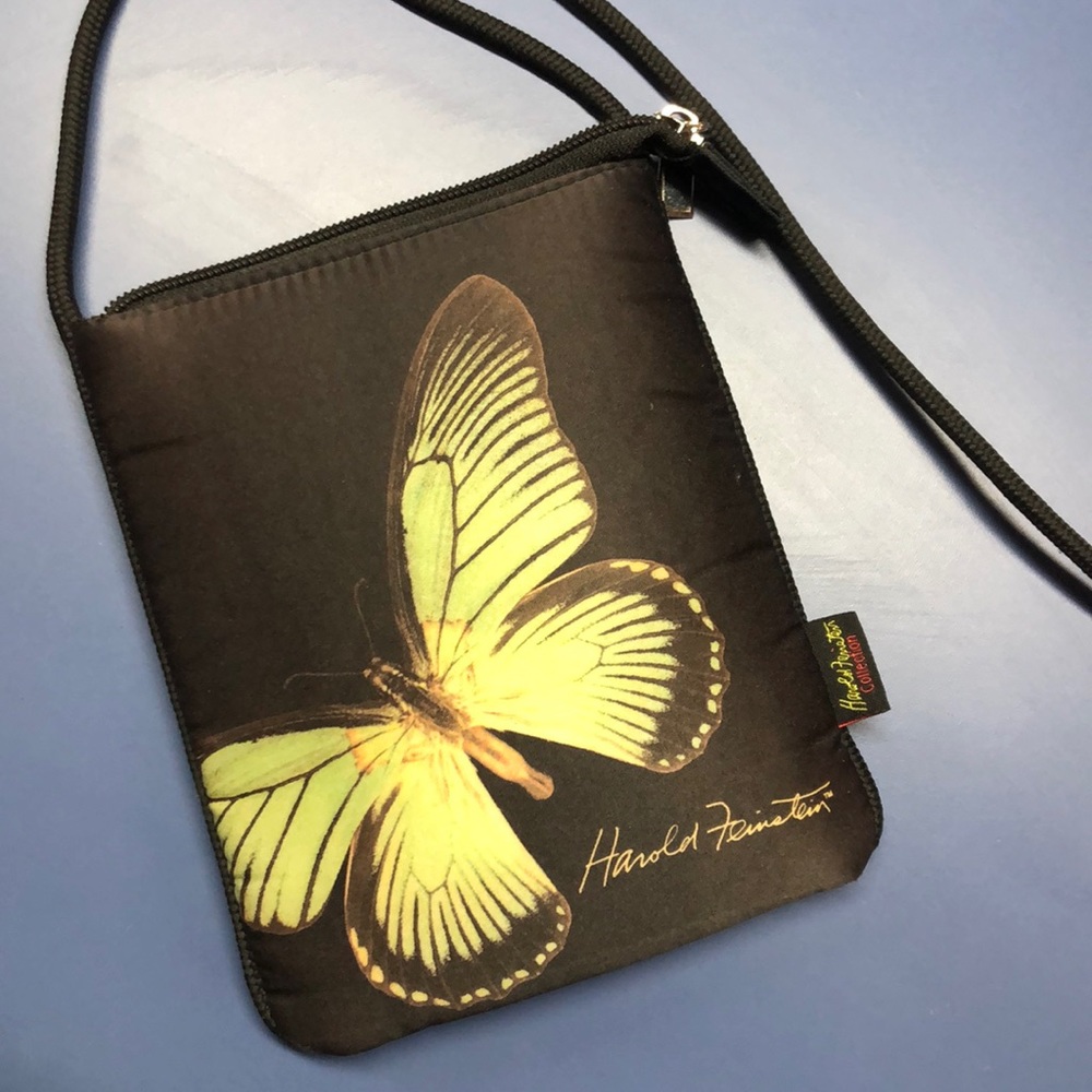 Harold Feinstein Green Butterfly purse